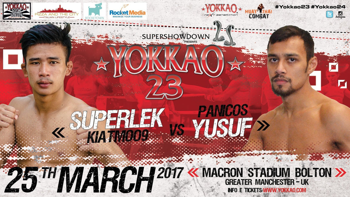 Superlek Kiatmoo9 vs Panicos Yusuf at YOKKAO 23!-Yokkao Thailand Store