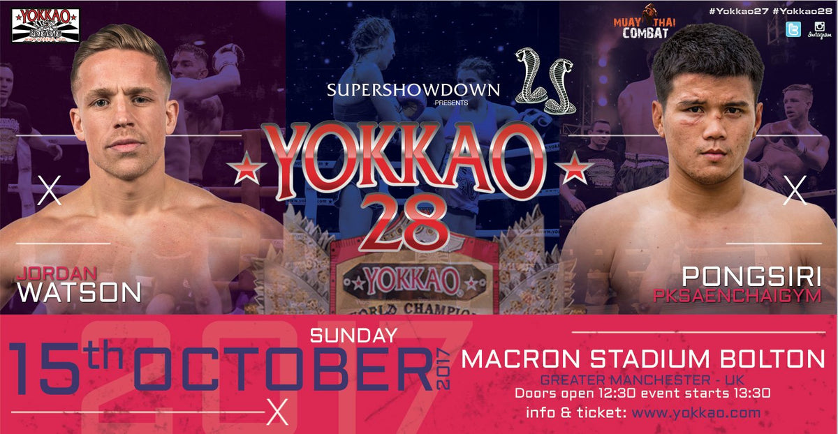Will Jordan Watson Continue His Reign at YOKKAO 28?-Yokkao Thailand Store