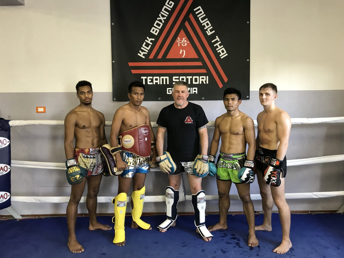 YOKKAO Fight Team Train with Famed Fight Coach Alfio Romanut-Yokkao Thailand Store