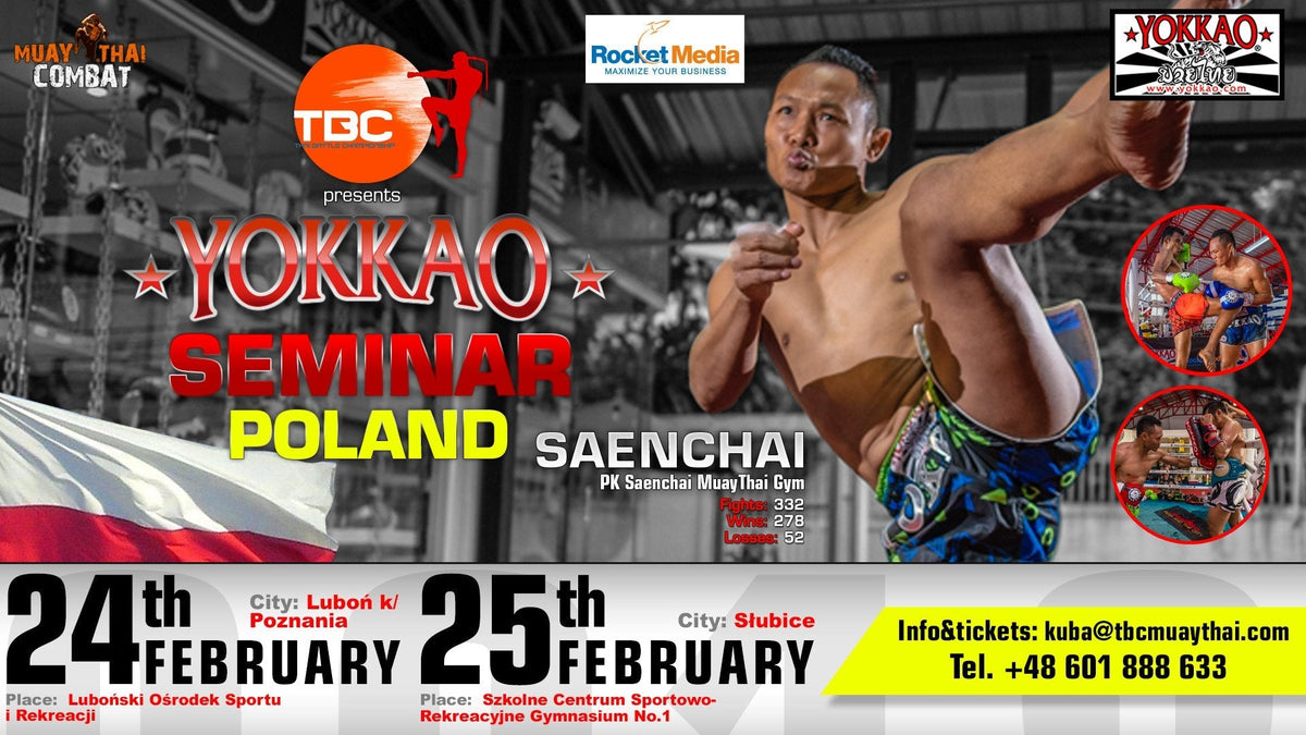 YOKKAO Seminar with Saenchai Heads to Poland!-Yokkao Thailand Store