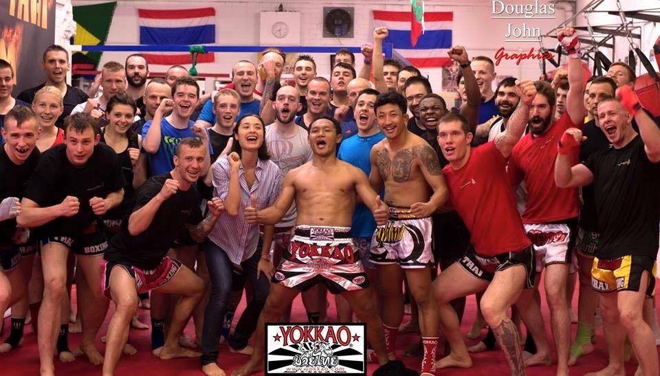 Saenchai announces to fans his next fight at YOKKAO in Bolton, 10th october 2015!