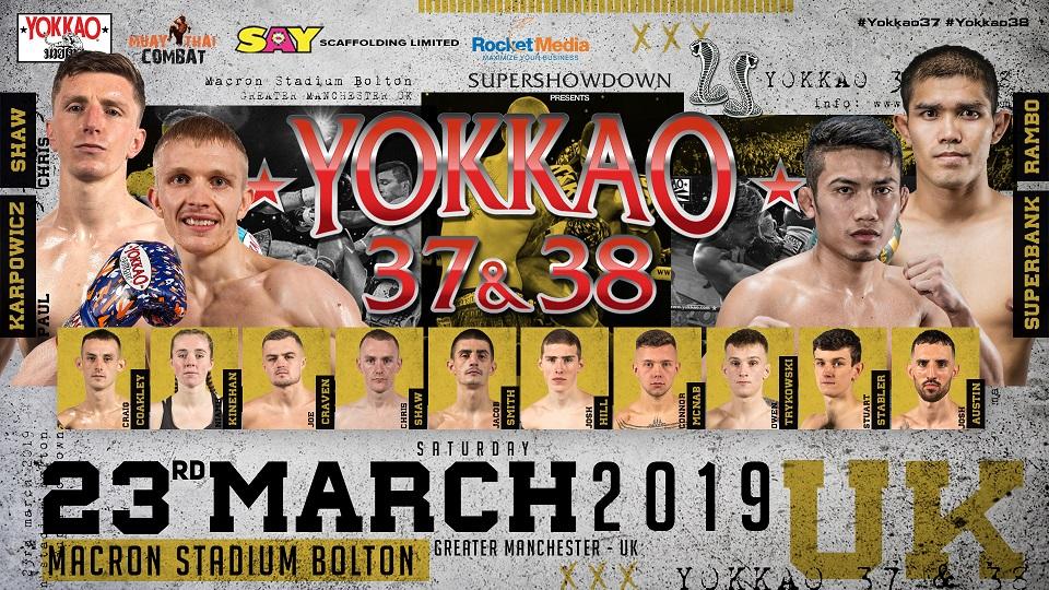 YOKKAO 37 - 38 Full Fight Card-Yokkao Thailand Store