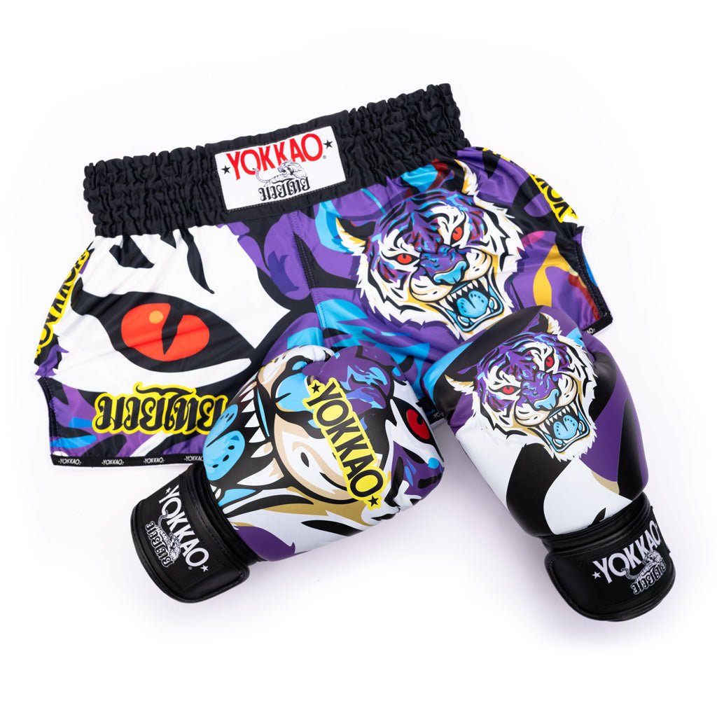 YOKKAO Angry Tiger Muay Thai Shorts | Premium Muay Thai Fightwear
