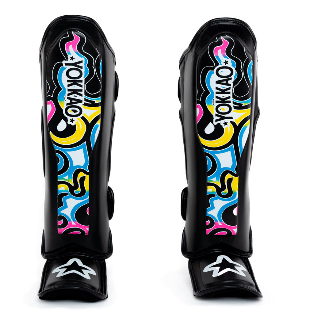 Flames Shin Guards