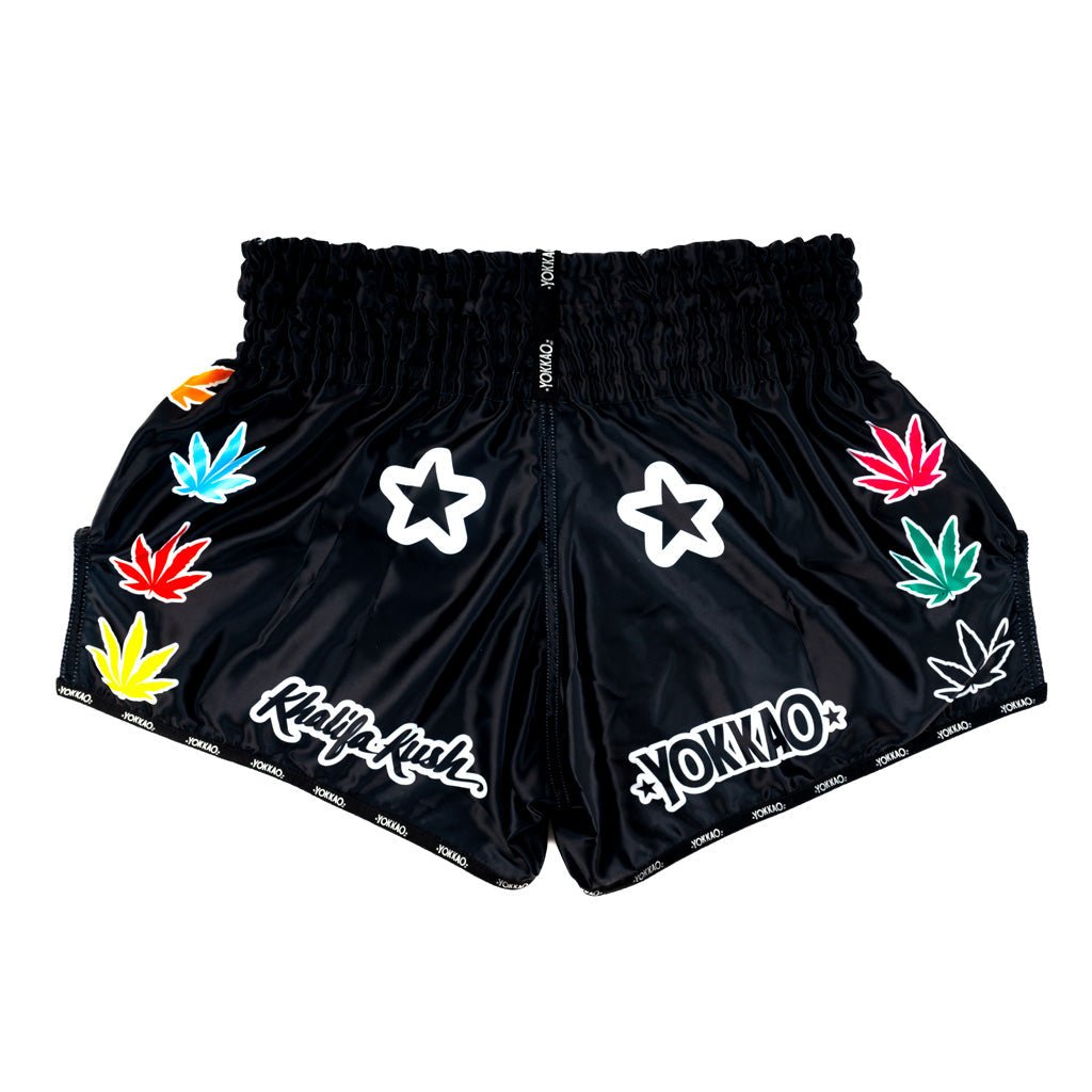 YOKKAO ボクシングショーツ 黒 Muay Thai Shorts | Thai Boxing Fighting Shorts | YOKKAO Asia